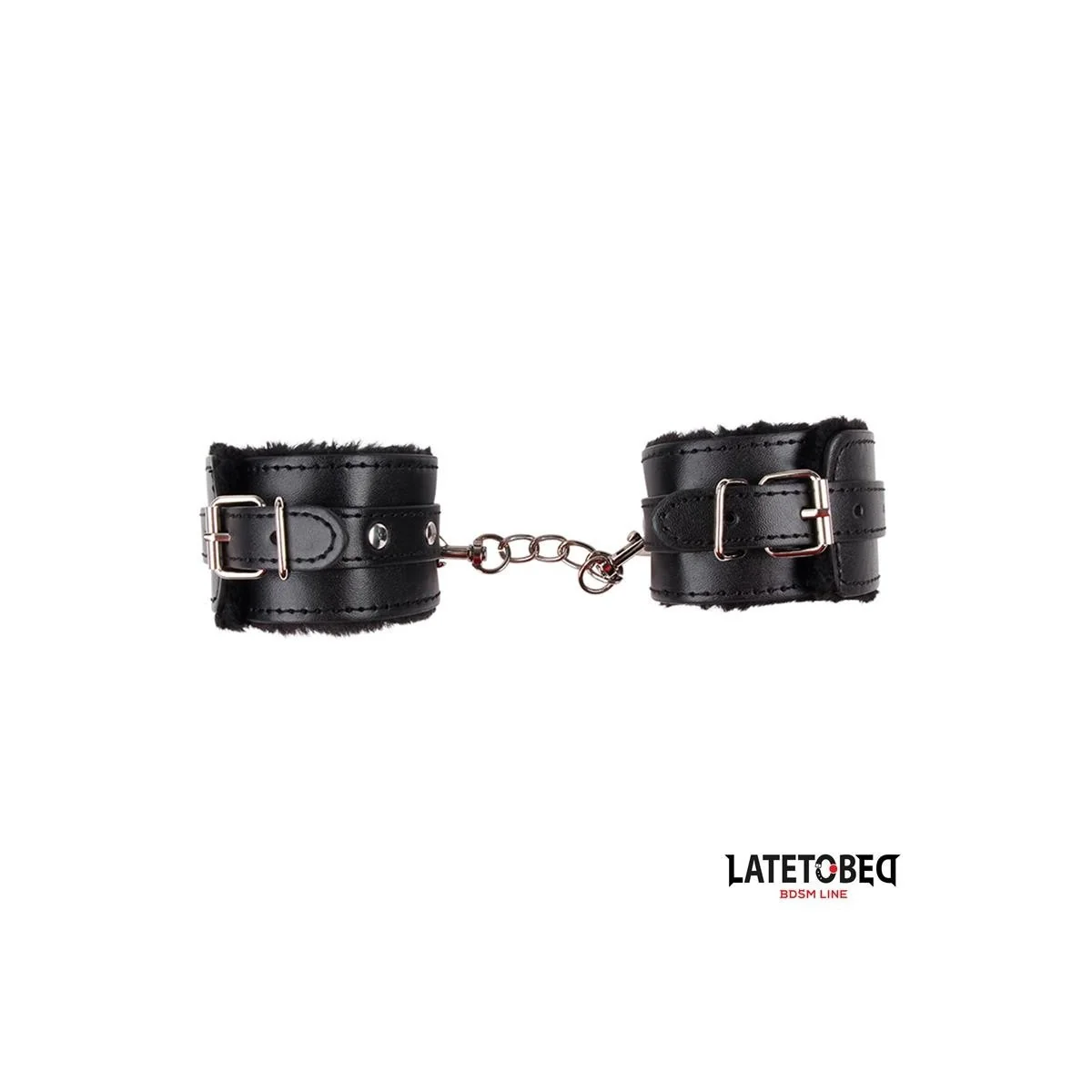 FELL-HANDFESSEL SCHWARZ VON LATETOBED BDSM LINE