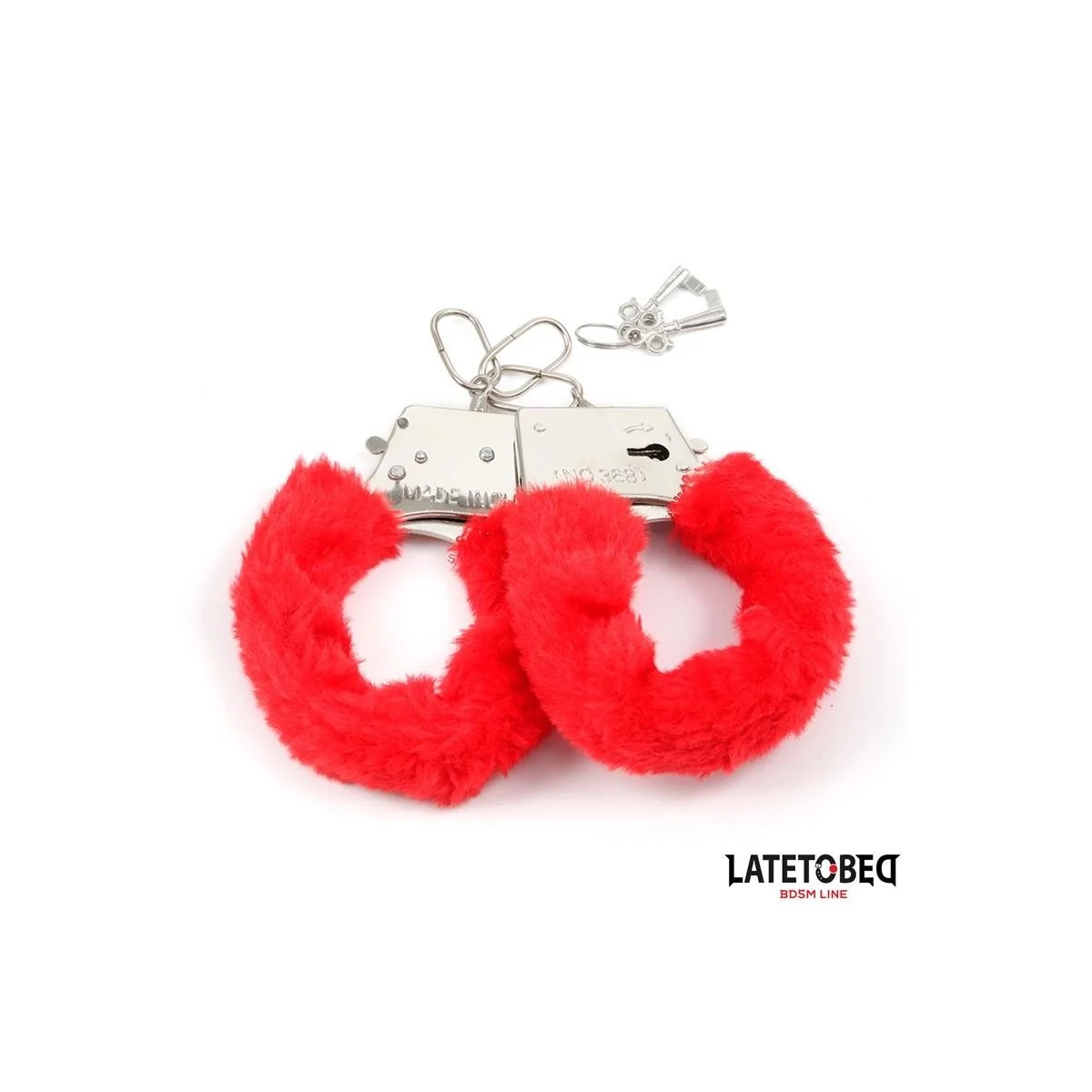 FELL-METALLFESSEL ROT VON LATETOBED BDSM LINE