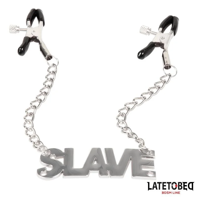 NIPPELKLEMMEN MIT SLAVE VON LATETOBED BDSM LINE