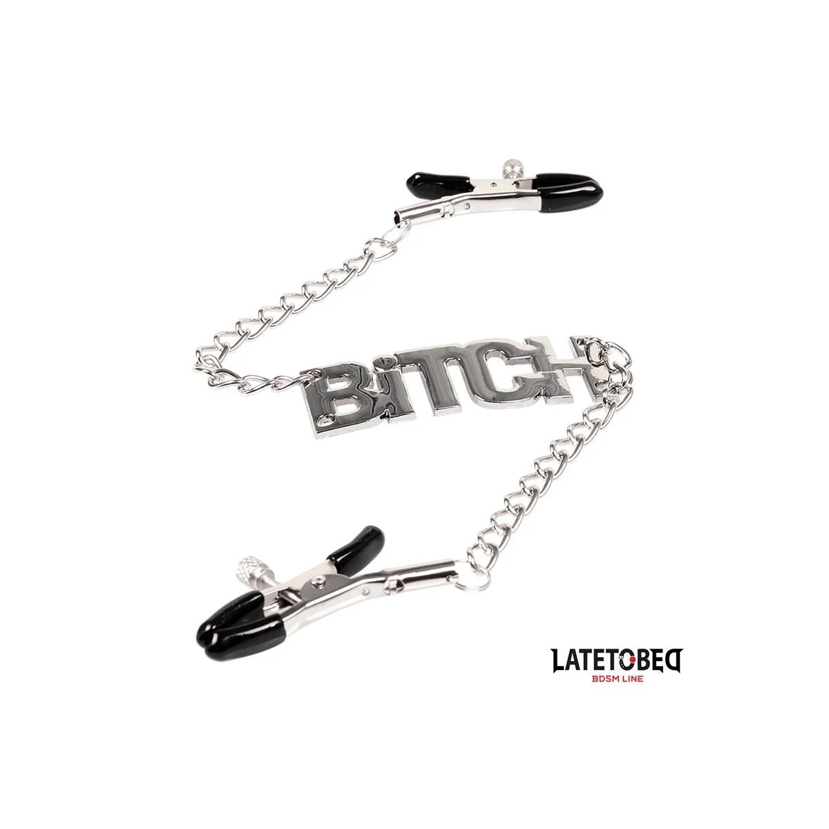 NIPPELKLEMMEN MIT BITCH VON LATETOBED BDSM LINE