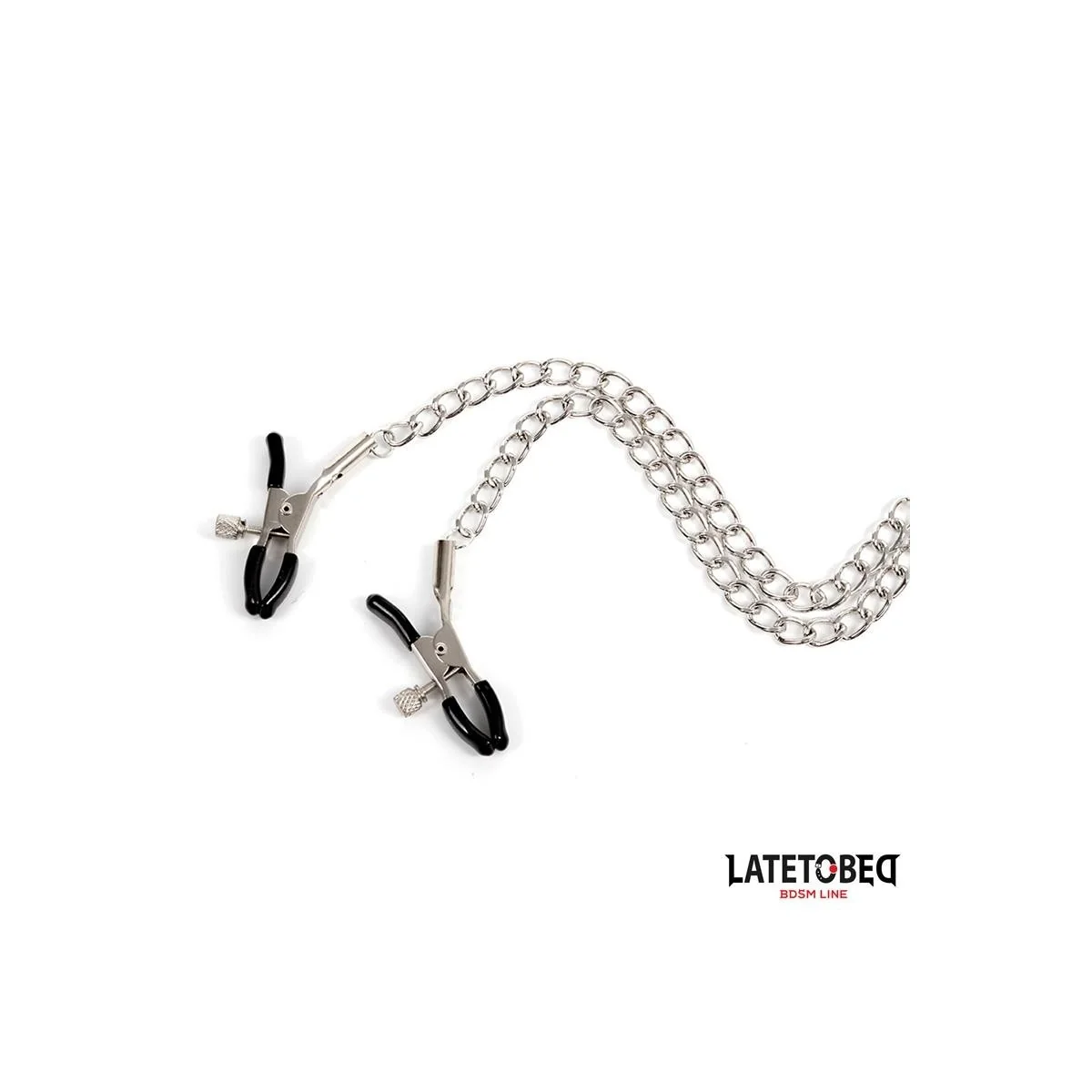 NIPPELKLEMMEN MIT PENISRING VON LATETOBED BDSM LINE