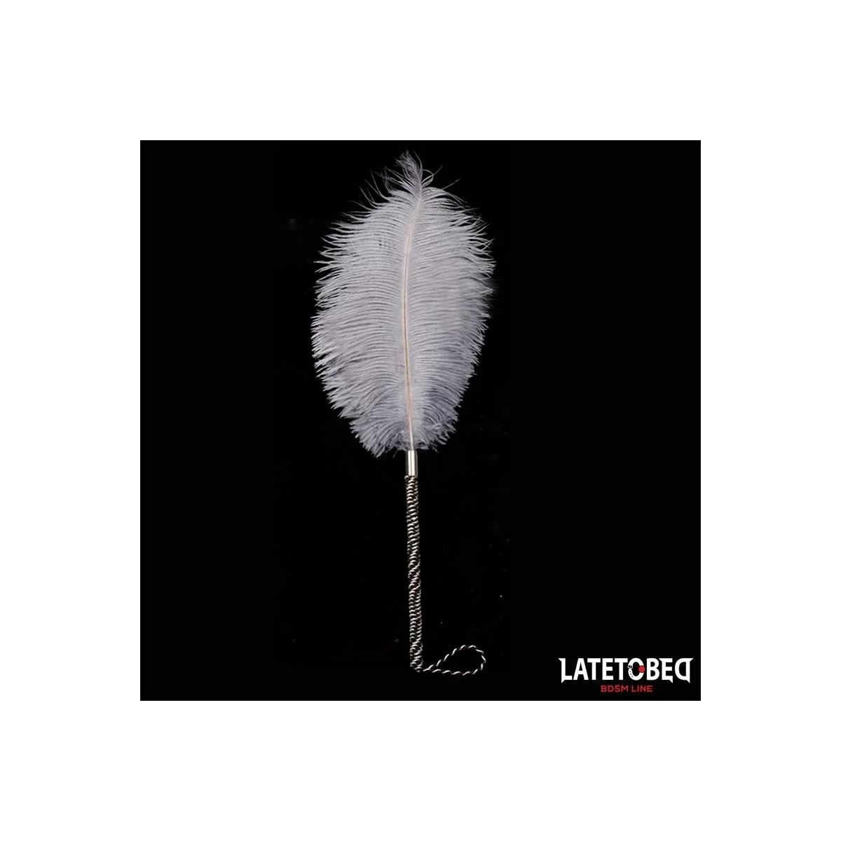 STRAUSSENFEDER 44 CM VON LATETOBED BDSM LINE