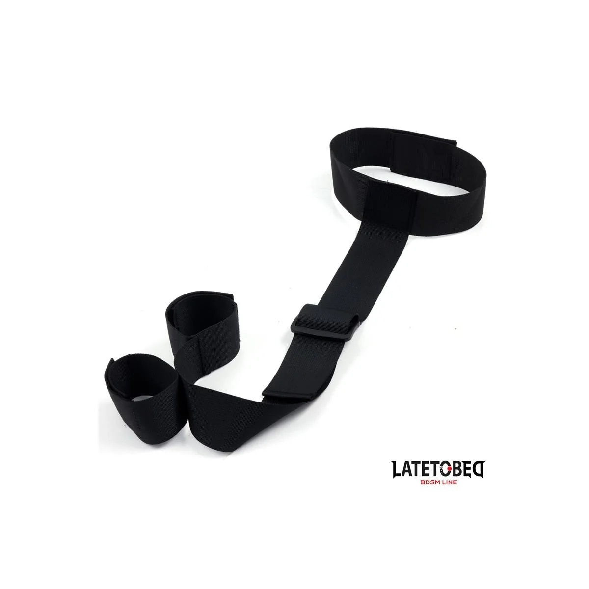BAND-BONDAGE VON HALS BIS HANDGELENK VON LATETOBED BDSM LINE