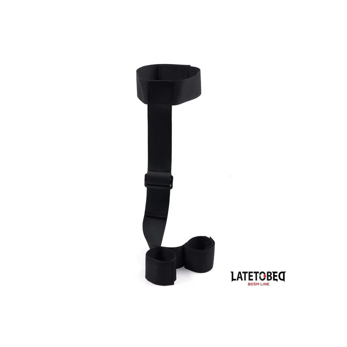 BAND-BONDAGE VON HALS BIS HANDGELENK VON LATETOBED BDSM LINE