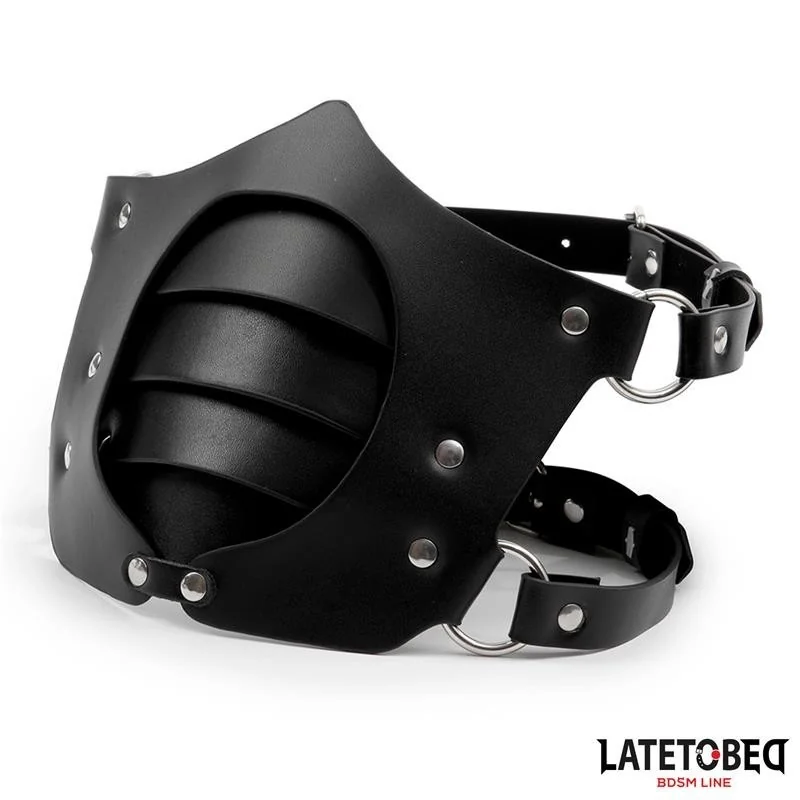 VERSTELLBARE MASKE IM PUNK-STIL VON LATETOBED BDSM LINE 2