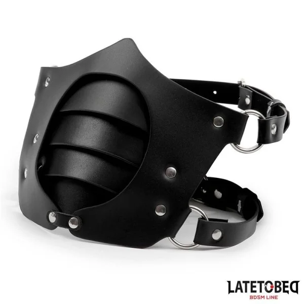 VERSTELLBARE MASKE IM PUNK-STIL VON LATETOBED BDSM LINE