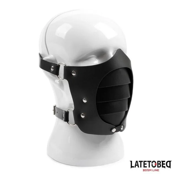 VERSTELLBARE MASKE IM PUNK-STIL VON LATETOBED BDSM LINE