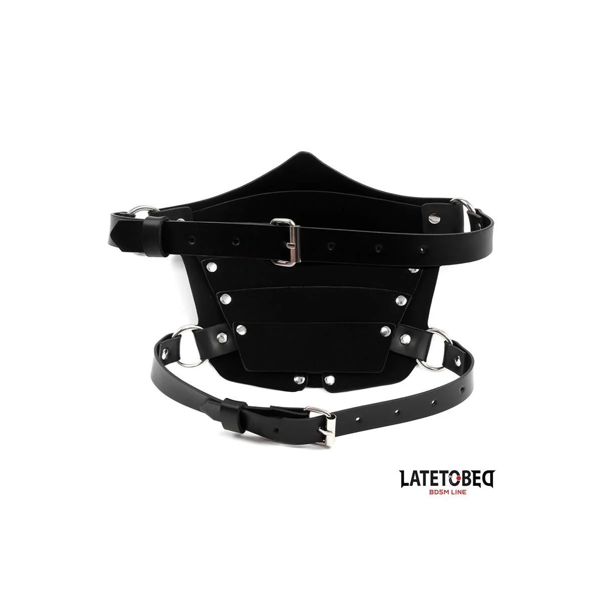 VERSTELLBARE MASKE IM PUNK-STIL VON LATETOBED BDSM LINE