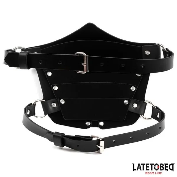 VERSTELLBARE MASKE IM PUNK-STIL VON LATETOBED BDSM LINE