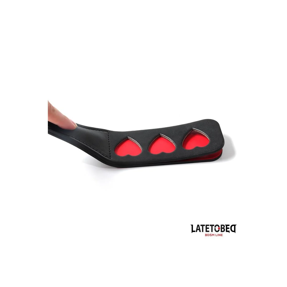 DOPPELSCHICHT-PADDEL HERZ 32 CM VON LATETOBED BDSM LINE