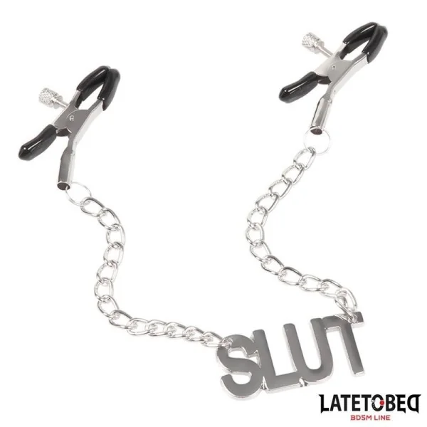NIPPELKLEMMEN MIT SLUT VON LATETOBED BDSM LINE