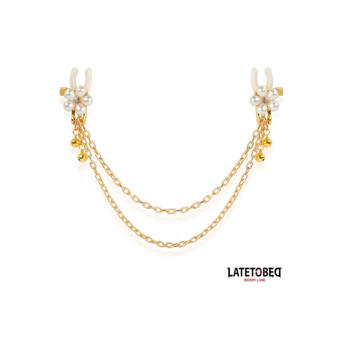 REARL-NIPPELKLEMMEN MIT KETTE VON LATETOBED BDSM LINE