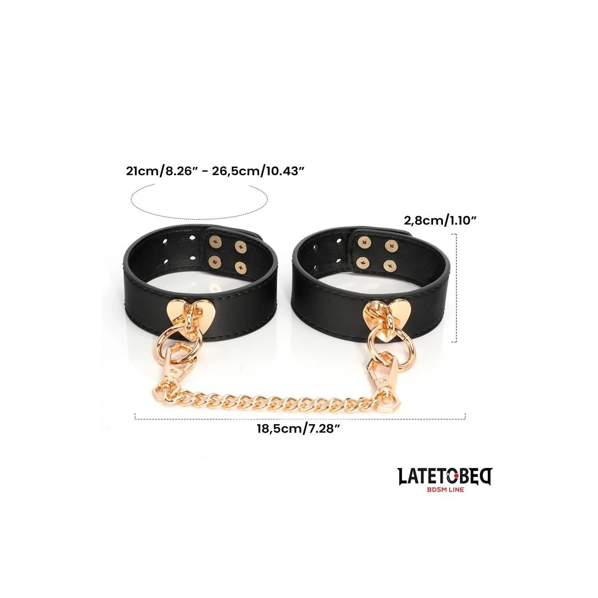 BONDAGE-SET 8-TEILIG MIT ETUI VON LATETOBED BDSM LINE