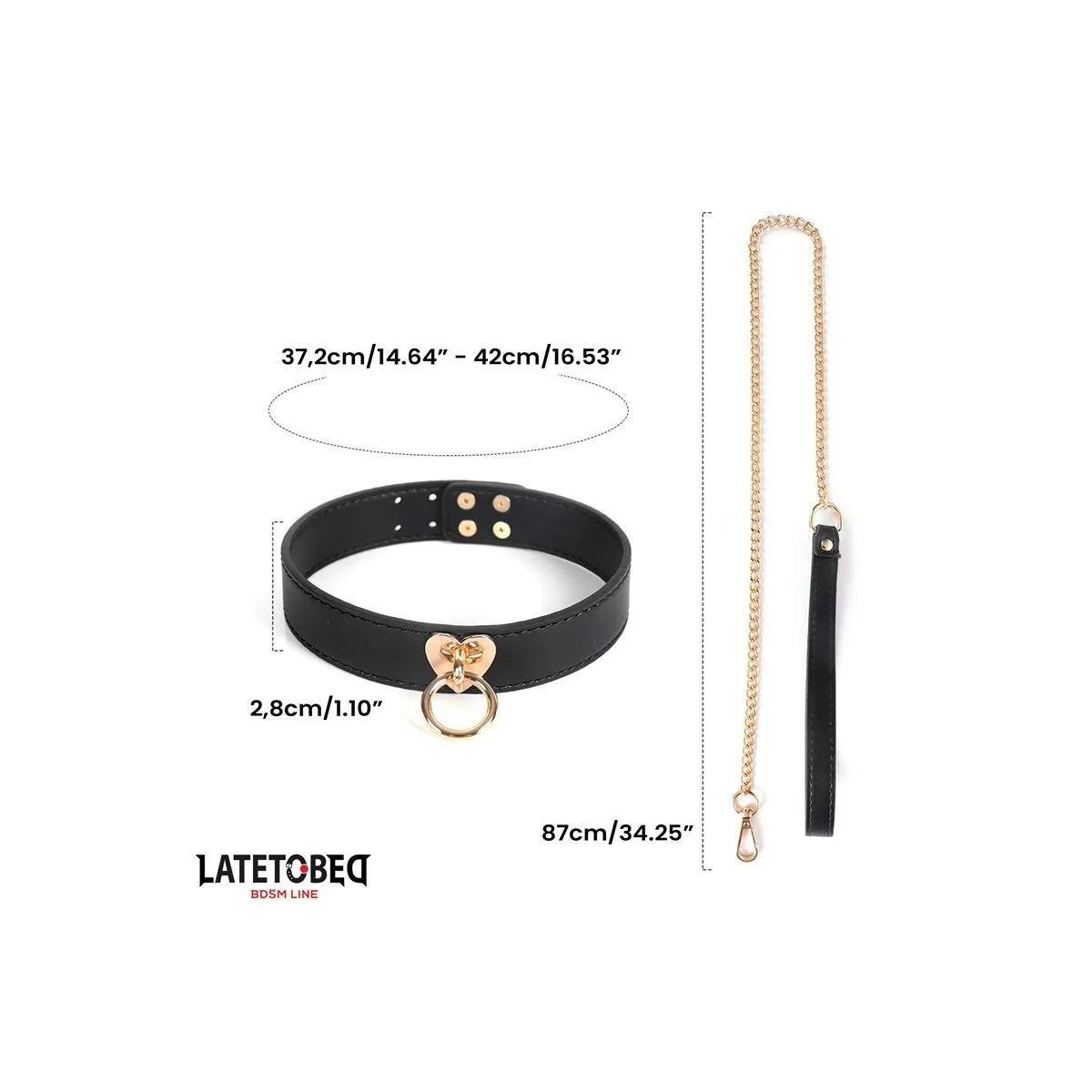 BONDAGE-SET 8-TEILIG MIT ETUI VON LATETOBED BDSM LINE