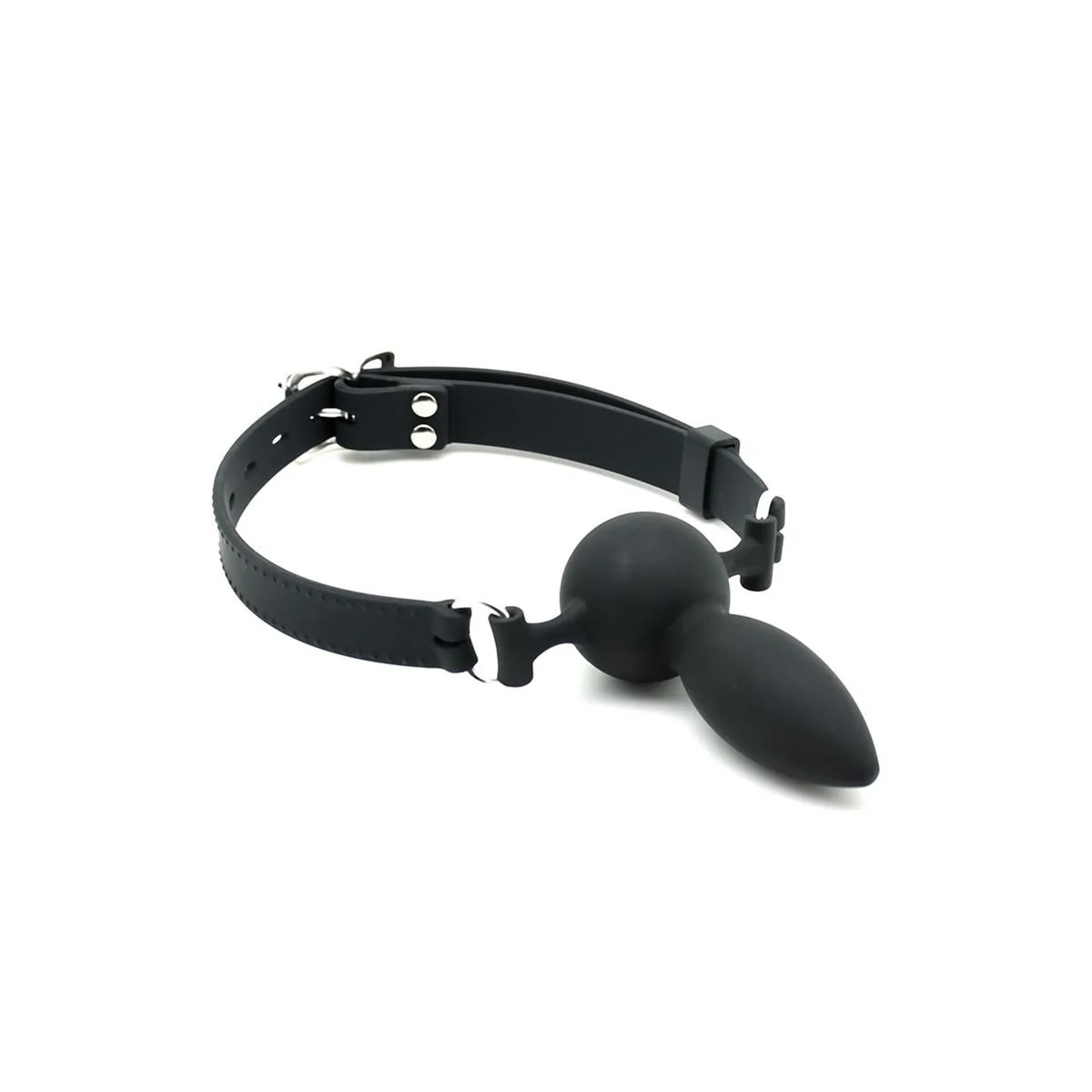 Mundknebel mit Dildo von Latex Play kaufen | Fesselliebe