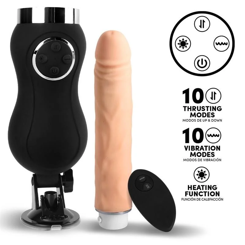 Sexmaschine Vibration, Stoßen und Wärme Fernbedienung USB von Intoyou Bdsm Line kaufen | Fesselliebe 2
