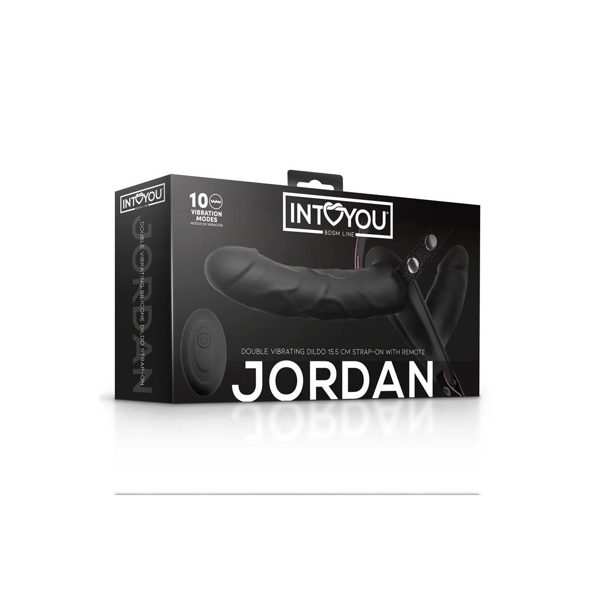 JORDAN STRAP-ON MIT DOPPELTEM VIBRATIONSDILDO UND FERNBEDIENUNG VON INTOYOU BDSM LINE