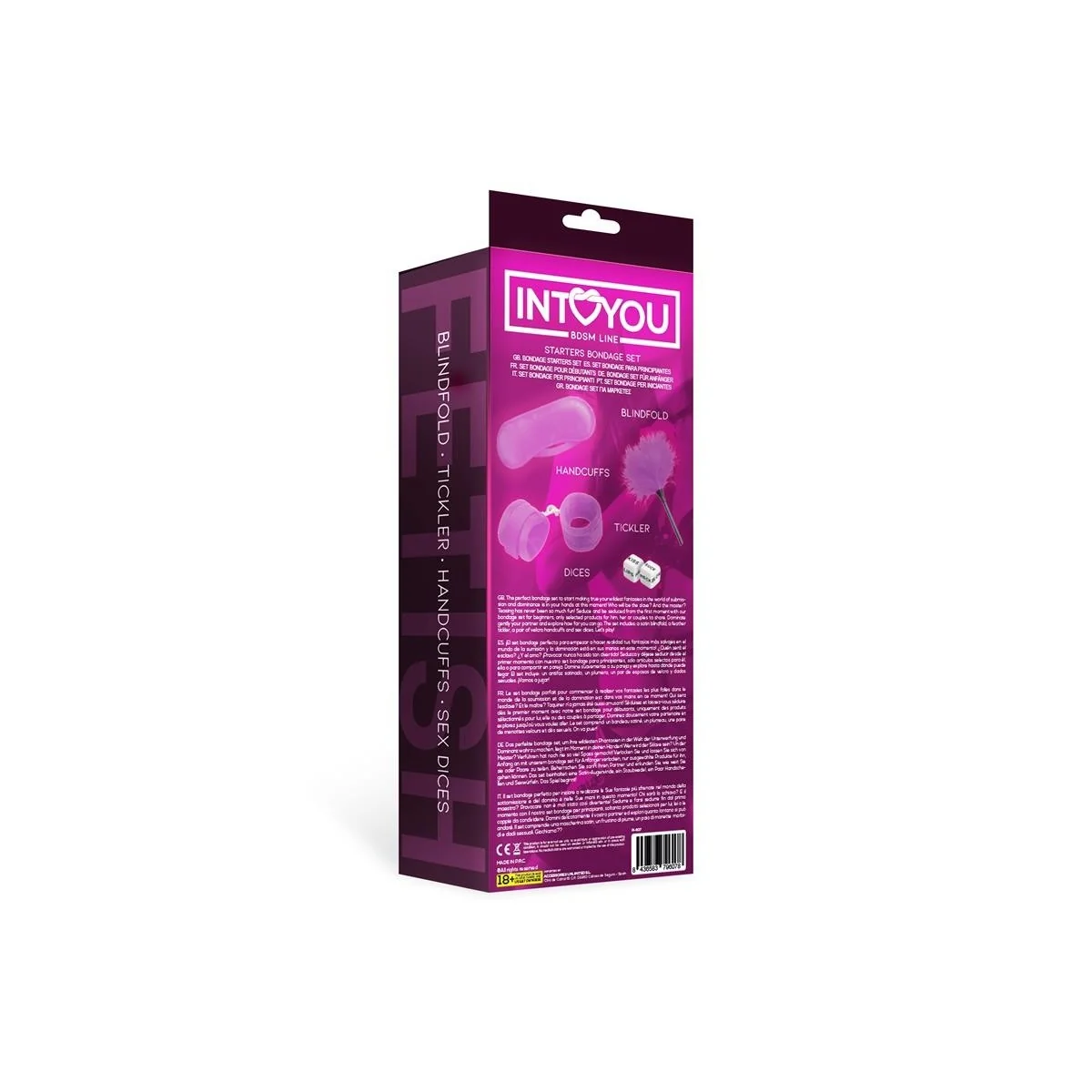 Starters Bondage Set 4-teilig Lila von Intoyou Bdsm Line kaufen | Fesselliebe