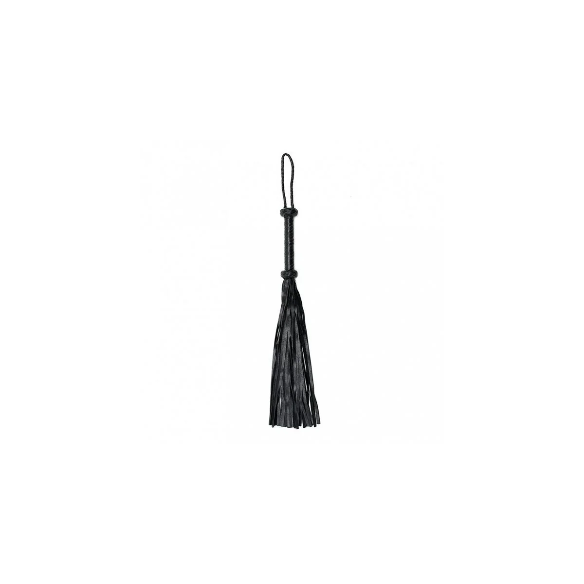 Geflochtener Leder-Flogger Schwarz von Bondage Play kaufen | Fesselliebe