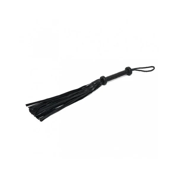 Geflochtener Leder-Flogger Schwarz von Bondage Play kaufen | Fesselliebe