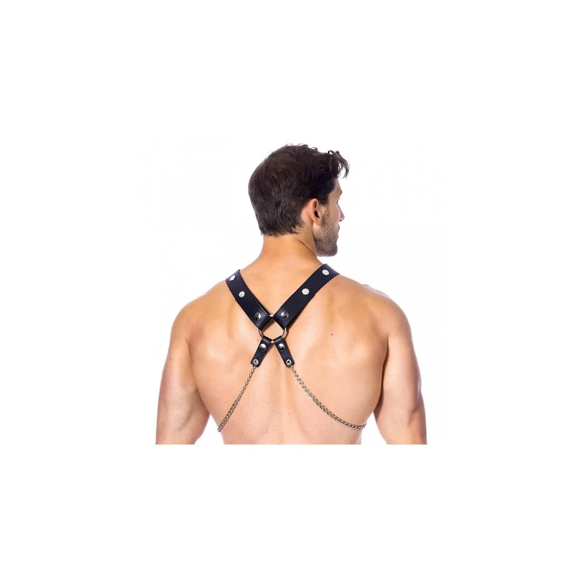 Lederharnisch mit Ketten von Bondage Play kaufen | Fesselliebe