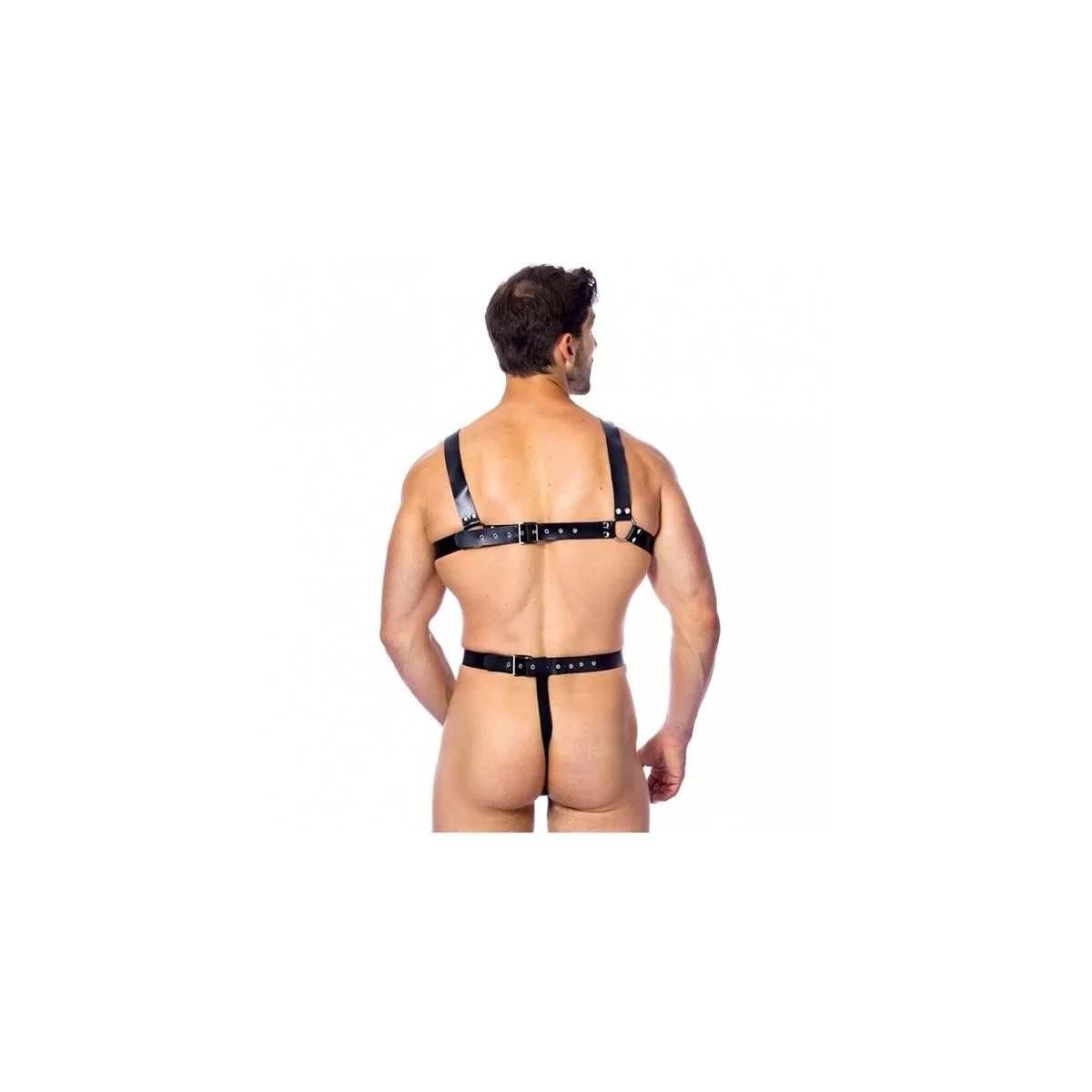 Verstellbares Ganzkörper-Leder-Geschirr von Bondage Play kaufen | Fesselliebe