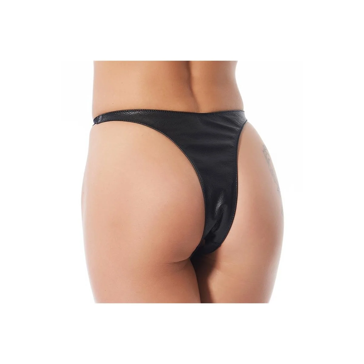 Offener Slip Schwarz Einheitsgröße von Bondage Play kaufen | Fesselliebe