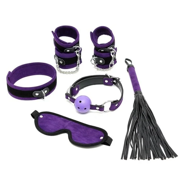 Rimba Komplettes Fesselset Lila von Bondage Play kaufen | Fesselliebe