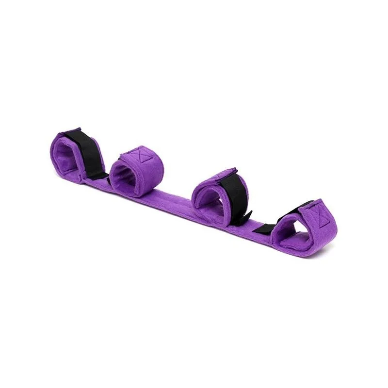 Spreizstange mit 4 Fesseln Lila von Bondage Play kaufen | Fesselliebe 2