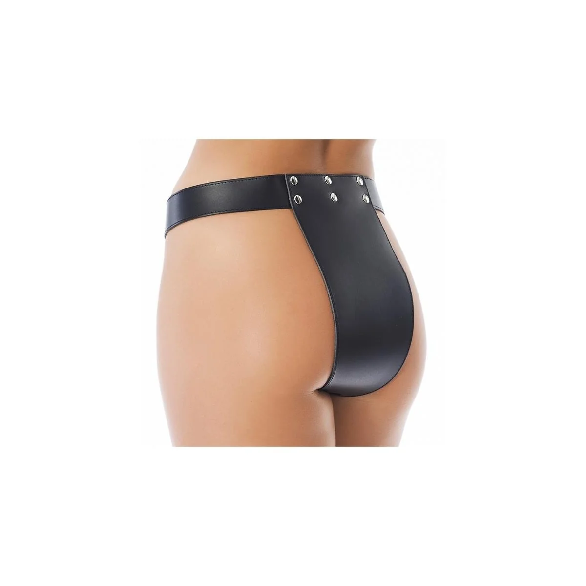 Leder-Keuschheitstiefel mit Vorhängeschlössern von Bondage Play kaufen | Fesselliebe