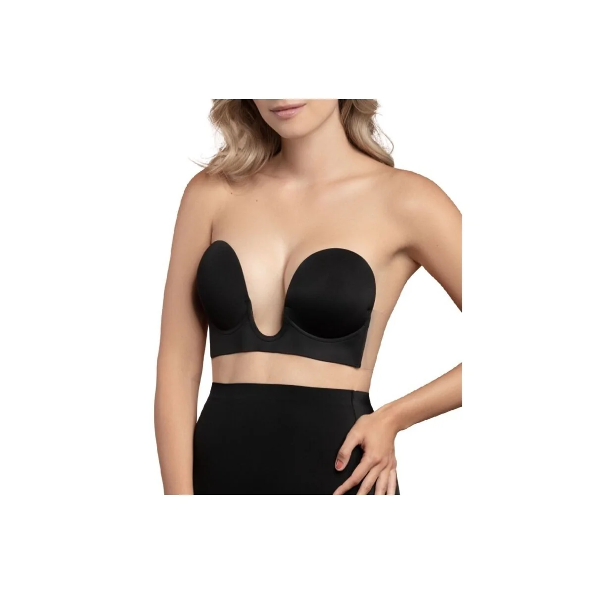 BH ohne Griffe En U Schwarz Cup C von Bye Bra - Bras kaufen | Fesselliebe