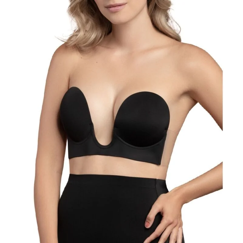 BH ohne Griffe En U Schwarz Cup D von Bye Bra - Bras kaufen | Fesselliebe