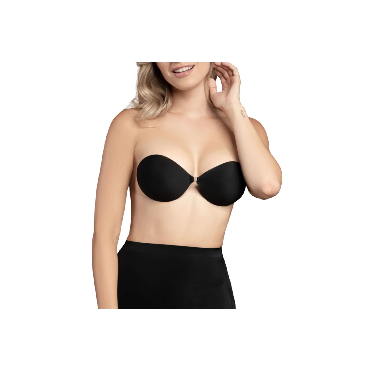 BH unsichtbar Schwarz Cup B von Bye Bra - Bras kaufen | Fesselliebe