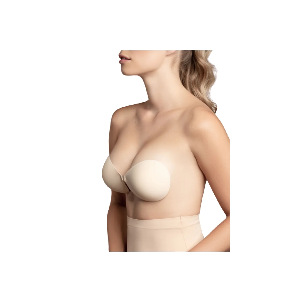 BH unsichtbar Beige Cup D von Bye Bra - Bras kaufen | Fesselliebe