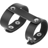 Verstellbarer Penis- und Hodenring aus Kunstleder von Darkness Bondage | Fesselliebe.de