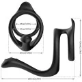 ♥ Tail Doppelter Analring Schwarz von Armony For Him ♥