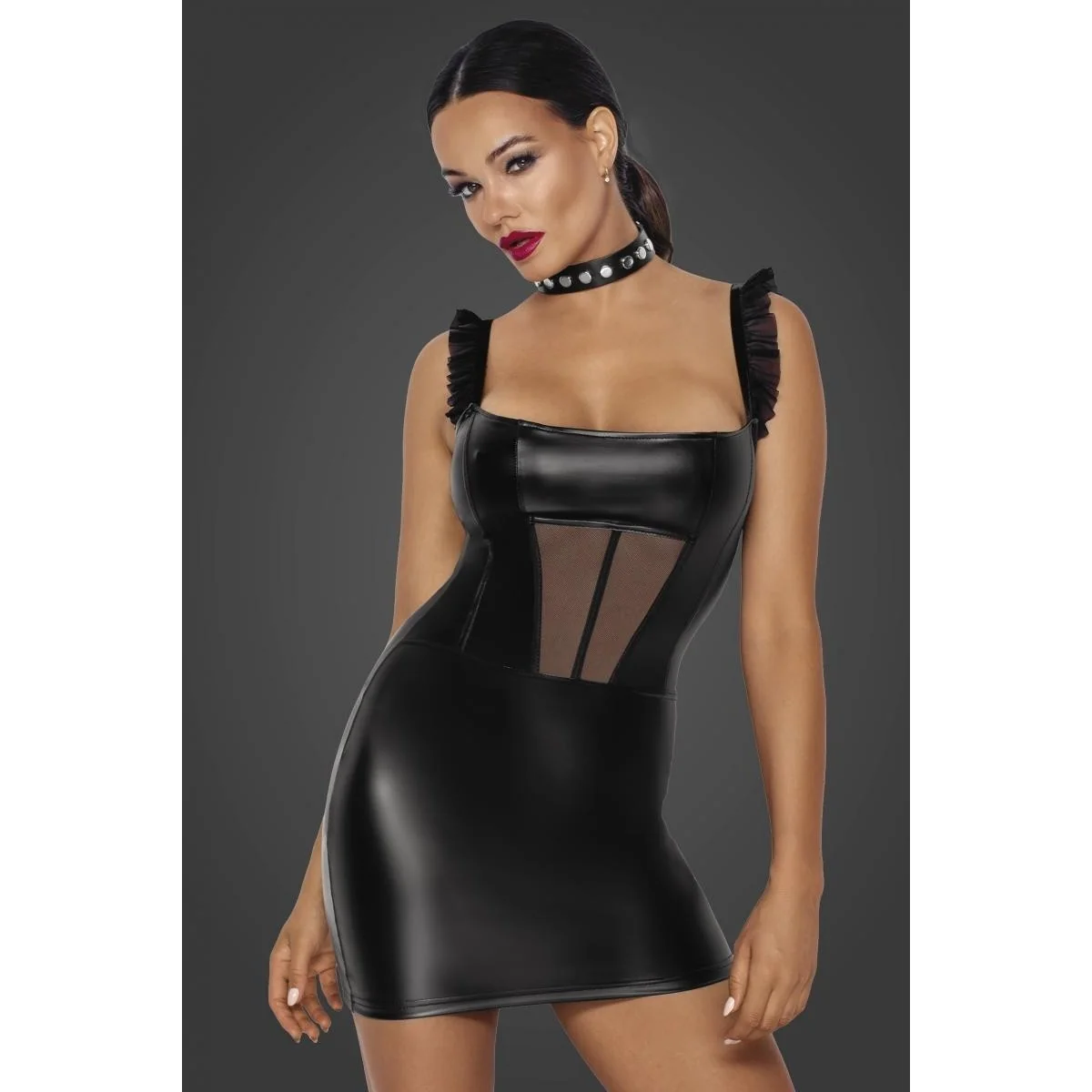 Wetlook Minikleid F257 von Noir Handmade Fucking Fabulous Collection kaufen | Fesselliebe
