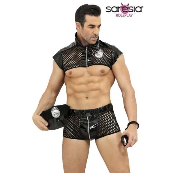 Polizisten Kostüm 18281 von Saresia Men Roleplay kaufen | Fesselliebe