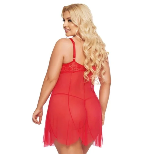 Rotes Chemise 1895 von Softline Pluse Size Collection kaufen | Fesselliebe