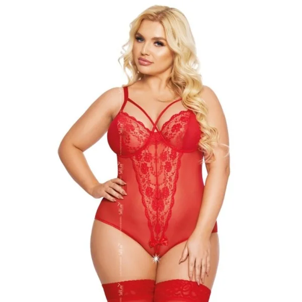 Roter Body Ouvert 1891 von Softline Plus Size Collection kaufen | Fesselliebe