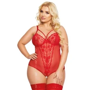 Roter Body Ouvert 1891 von Softline Plus Size Collection kaufen | Fesselliebe