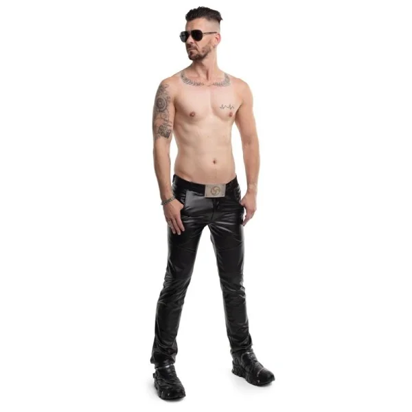 LANGE KLASSISCHE HERREN HOSE RMVITALE001 SCHWARZ VOB REGNES FETISH PLANET