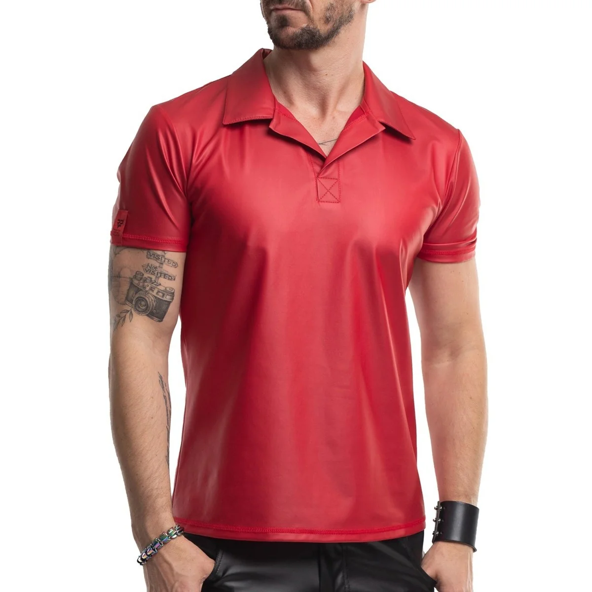 HERREN T-SHIRT RMSERAFINO001 ROT VON RFP RED MARK 3
