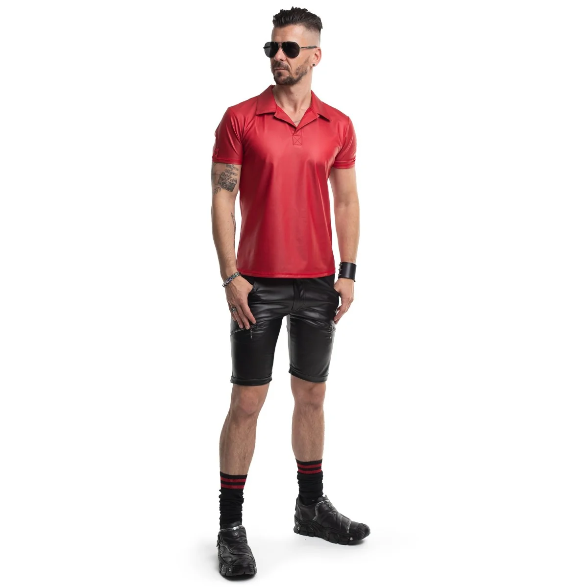 HERREN T-SHIRT RMSERAFINO001 ROT VON RFP RED MARK 3