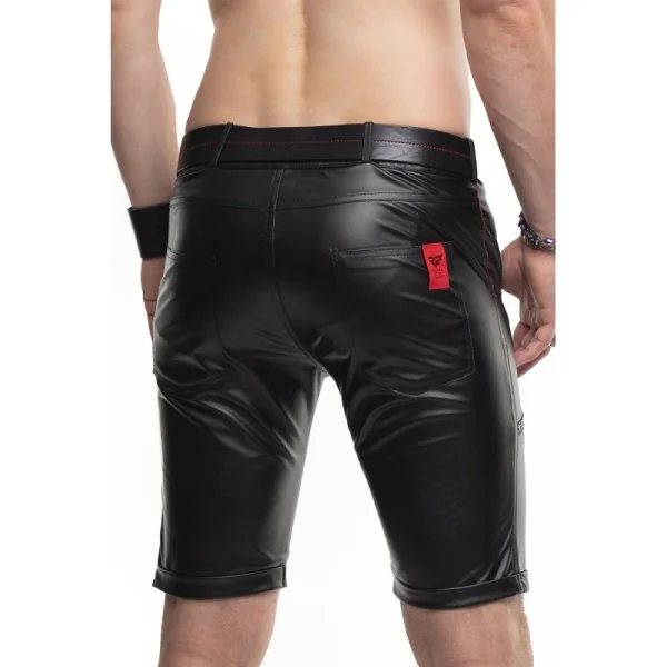 HERREN SHORTS RMNORBERTO001 SCHWARZ VON REGNES FETISH PLANET RED MARK 3