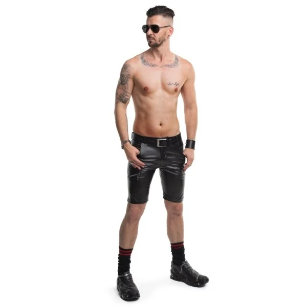 HERREN SHORTS RMNORBERTO001 SCHWARZ VON REGNES FETISH PLANET RED MARK 3