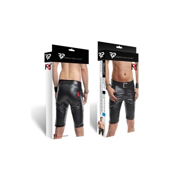 HERREN SHORTS RMNORBERTO001 SCHWARZ VON REGNES FETISH PLANET RED MARK 3