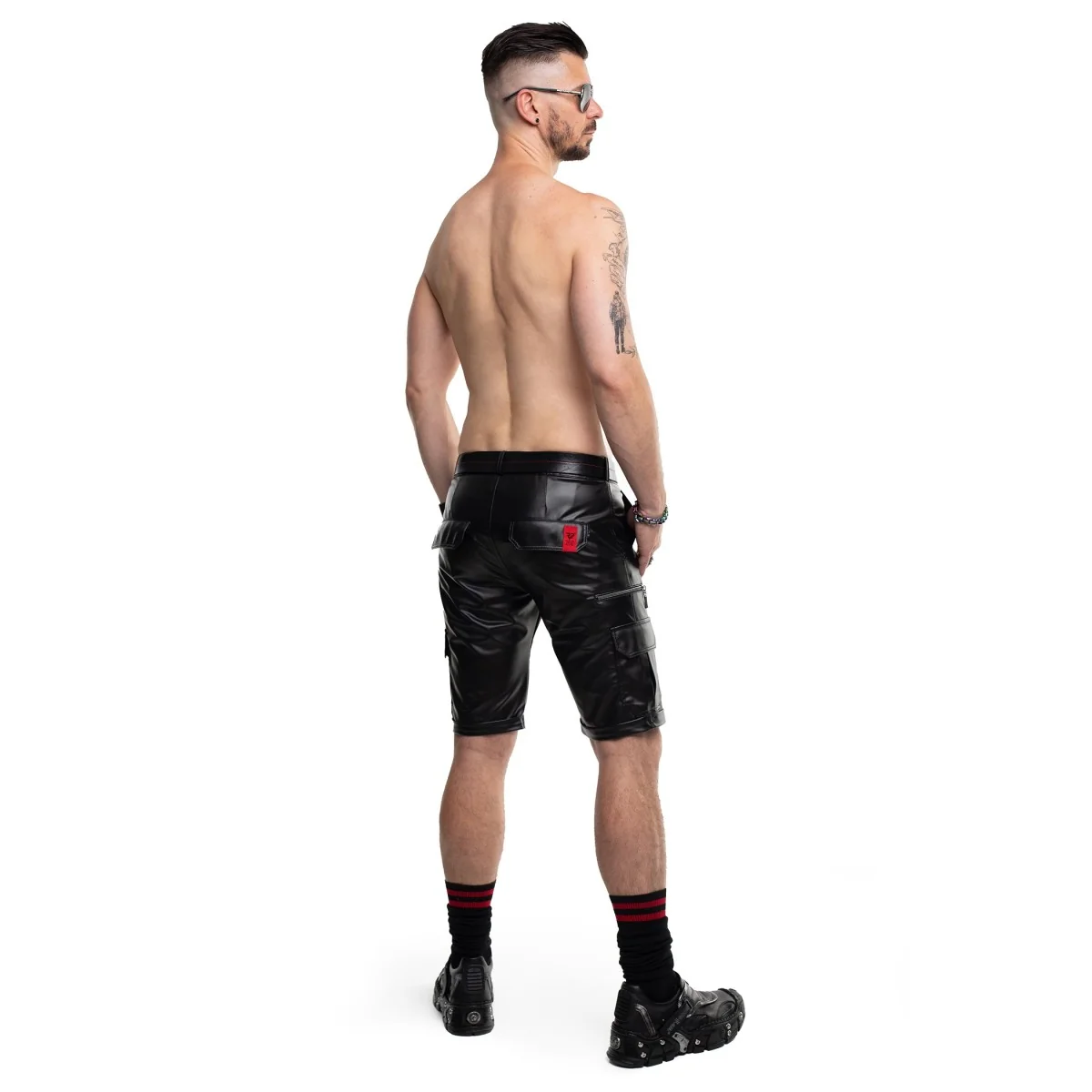 HERREN SHORTS RMPAOLO001 SCHWARZ VON REGNES FETISH PLANET RED MARK 3