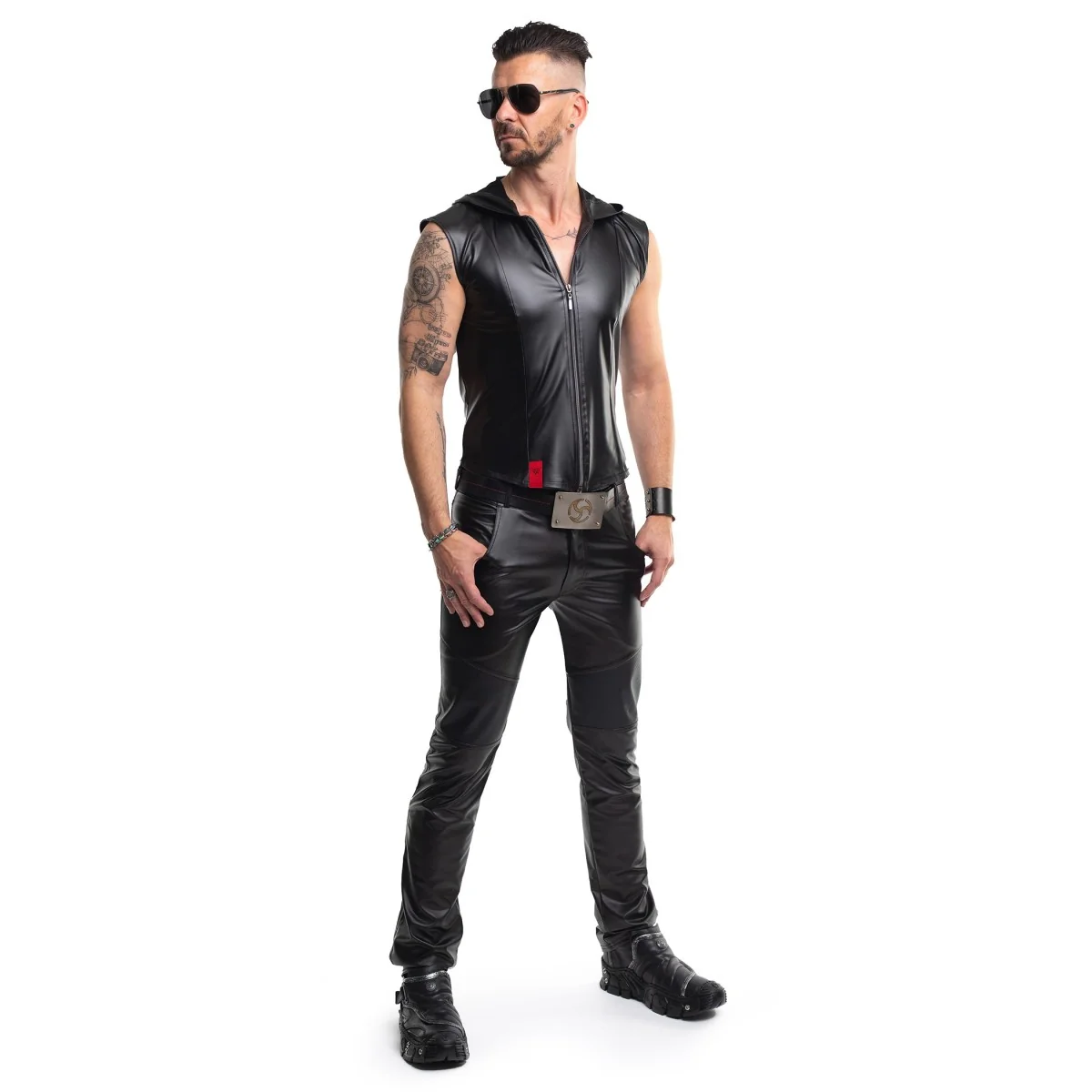 HERREN WESTE RMDARIO001 SCHWARZ VON REGNES FESTISH PLANET