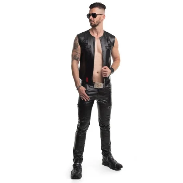 HERREN WESTE RMCAMILLO001 SCHWARZ VON REGNES FETISH PLANET
